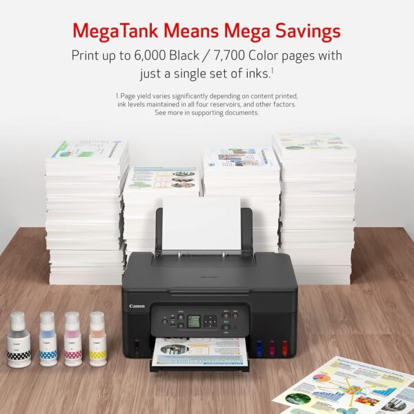 Canon MegaTank All-in-One Wireless Inkjet Printer - Image 5