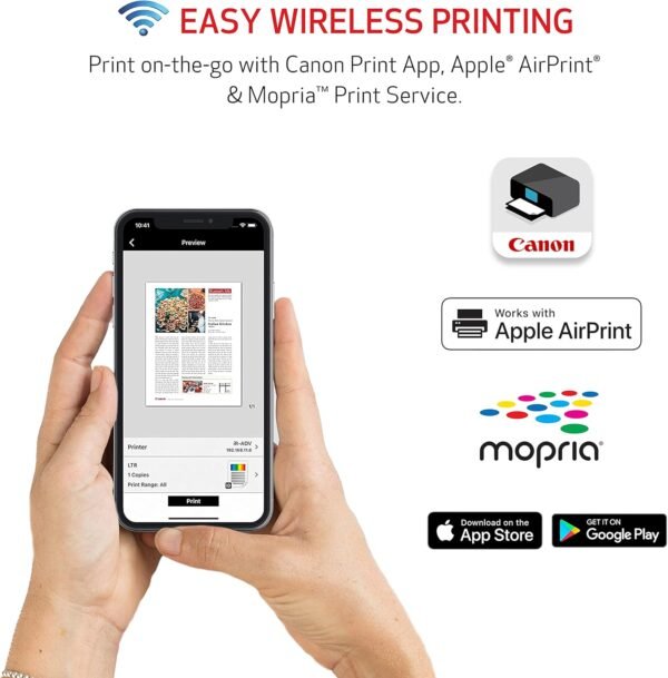 Canon MegaTank All-in-One Wireless Inkjet Printer - Image 6