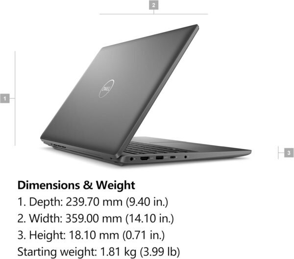 Dell Latitude 3550 15 Business AI Laptop, 15.6" FHD Computer - Image 7