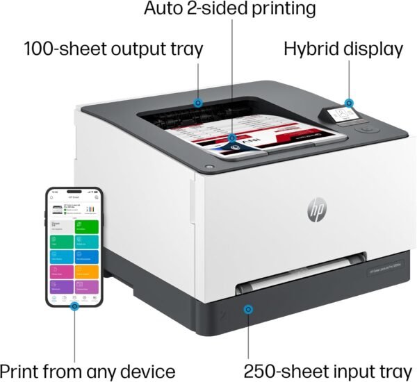 HP Color Laserjet Pro 3201dw Wireless Color Laser Printer - Image 4
