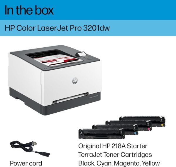 HP Color Laserjet Pro 3201dw Wireless Color Laser Printer - Image 5